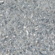 Miyuki long Magatama beads 4x7mm - Crystal lustered LMA-160